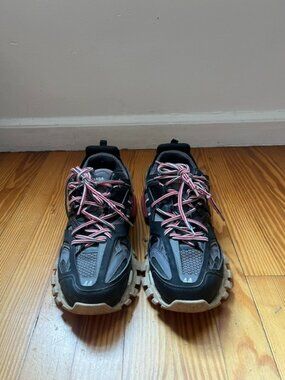 Size 11- Balenciaga Track Sneaker Black Red - Super Clean (44)